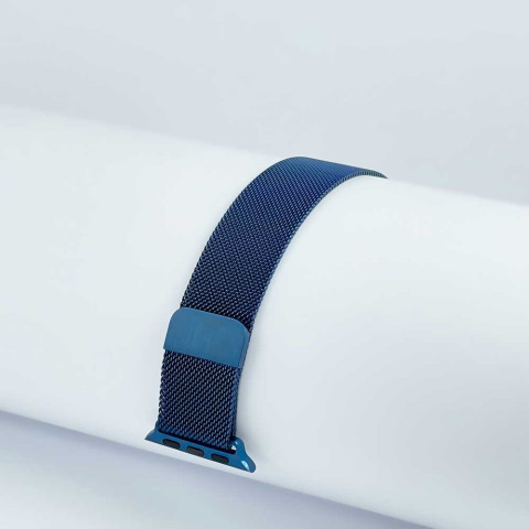 Ремешок для Apple watch 38/40/41mm Milanese Loop Band Blue cobalt Ремешок для Apple watch 38/40/41mm Milanese Loop Band Blue cobalt